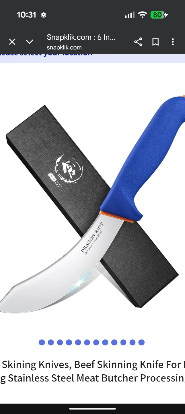 Dragon Riot Skinning Knife