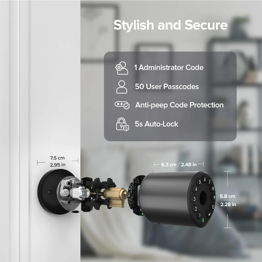 Child-proof Interior Door Lock with Keypad - photo 3