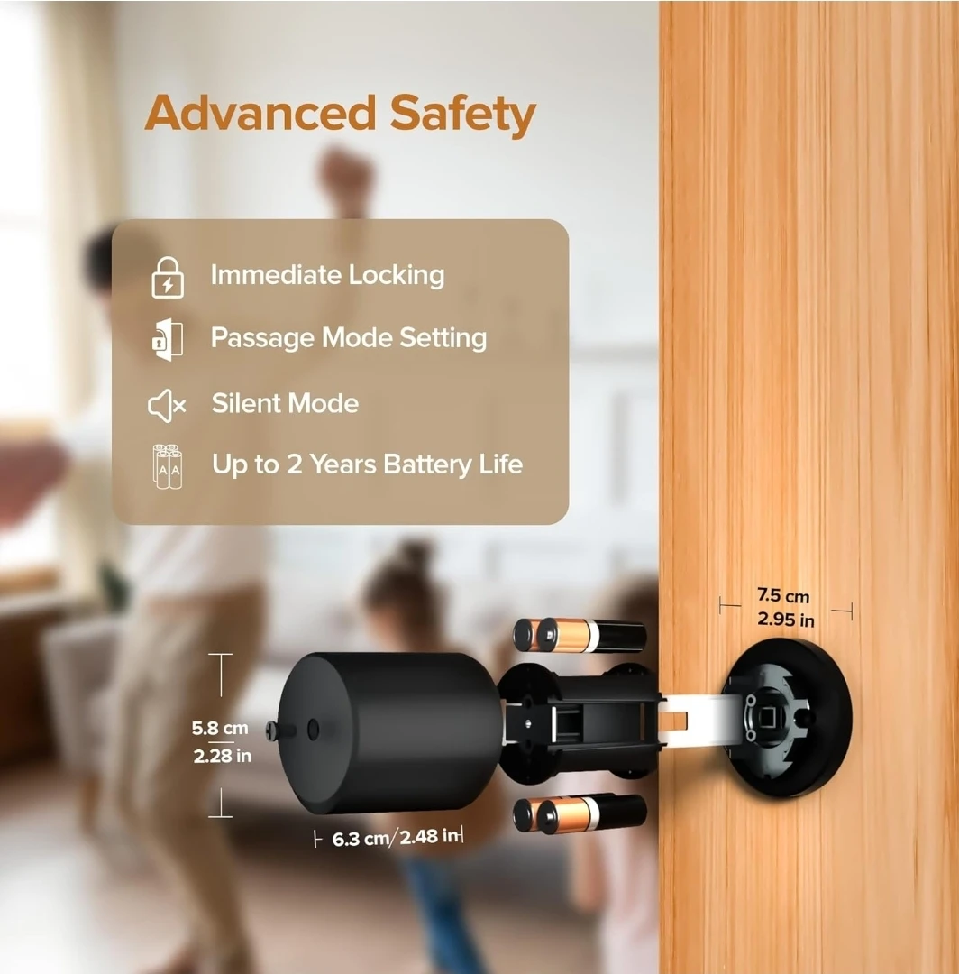 Child-proof Interior Door Lock with Keypad - photo 4