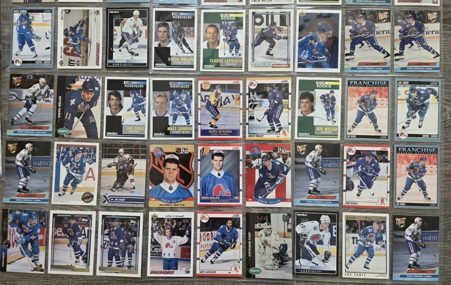 Sakic, Nolan, Sundin. Nordiques 150+ Card Lot, Rookies - photo 4