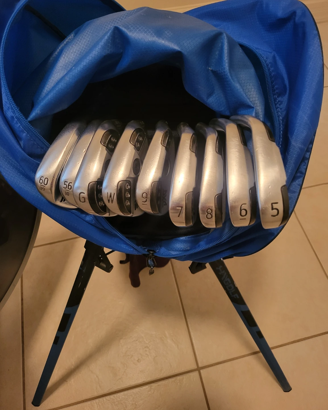 PXG 0311T GEN5 Iron Set with Blue Golf Bag