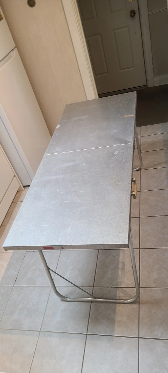 Vintage Folding Camping Table - 1950s-60s Retro! - photo 4