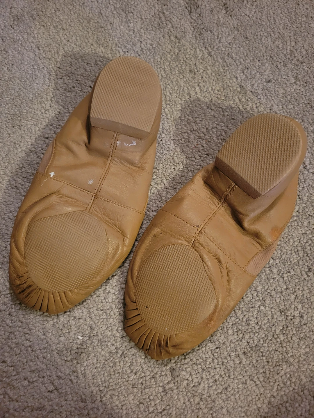 Bloch Dance /Jazz Split Sole Nude Tan Shoes 8.5 - photo 3