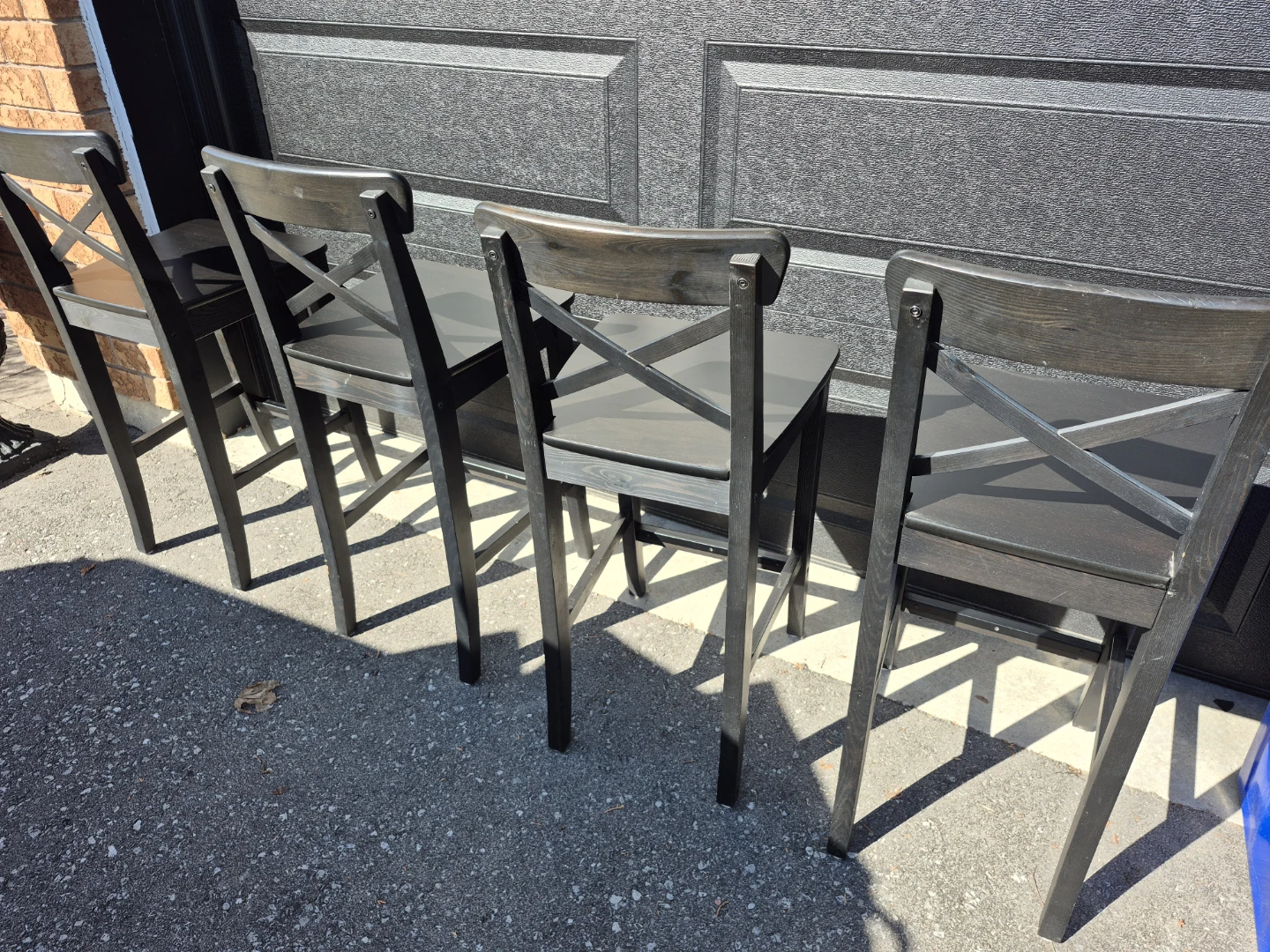 4 Counter Height Chairs - photo 2