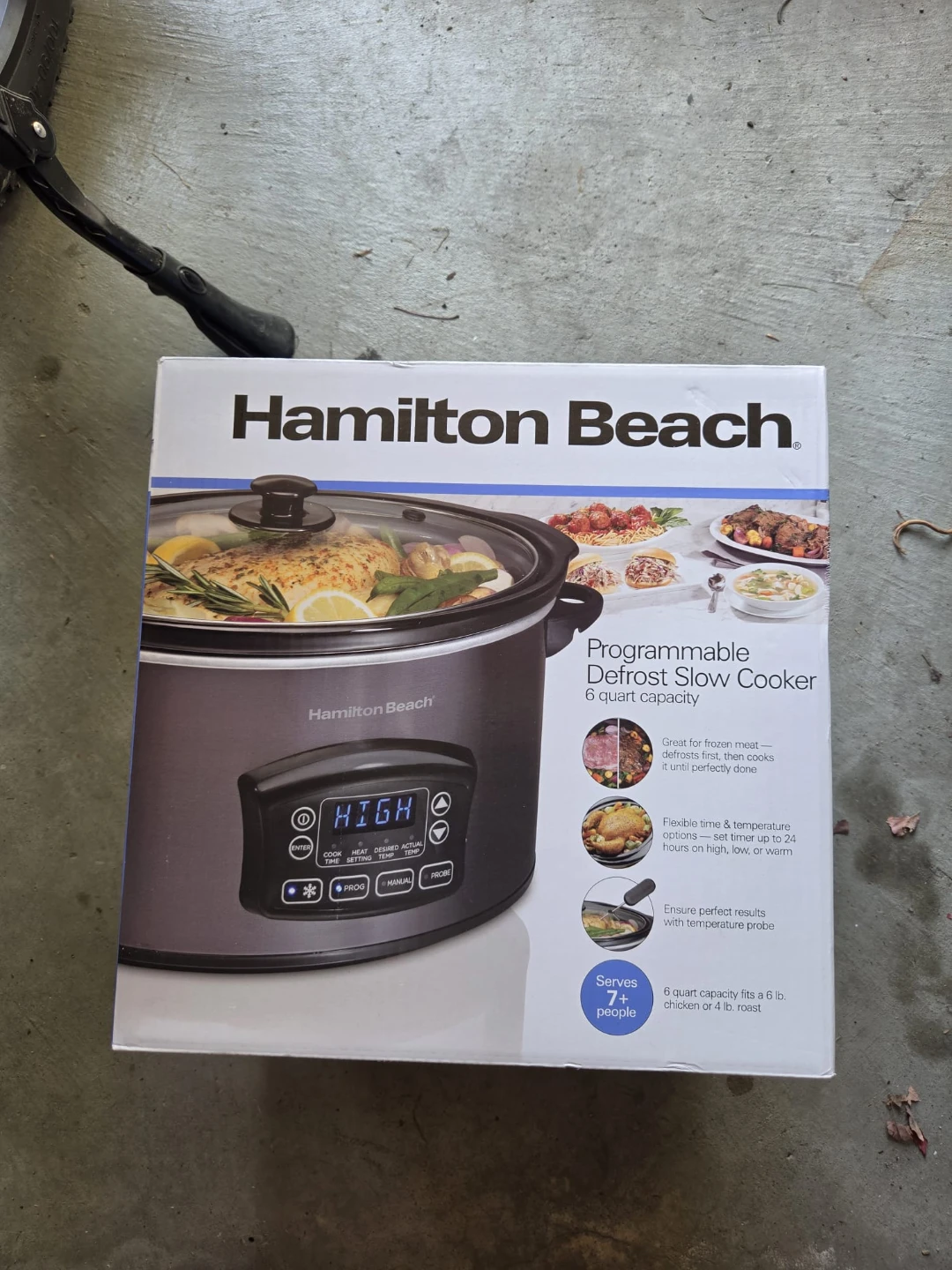 Hamilton Beach Programmable Defrost Slow Cooker 6 Quart