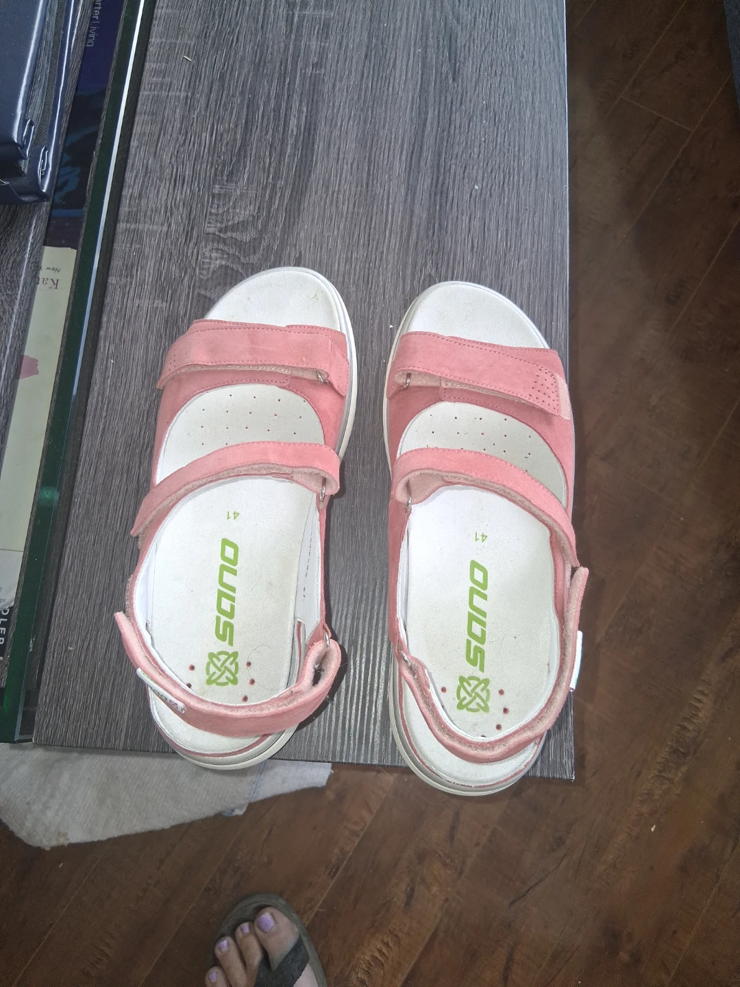 Sano Pink Suede Sandals Size 41- $150.00 - photo 3