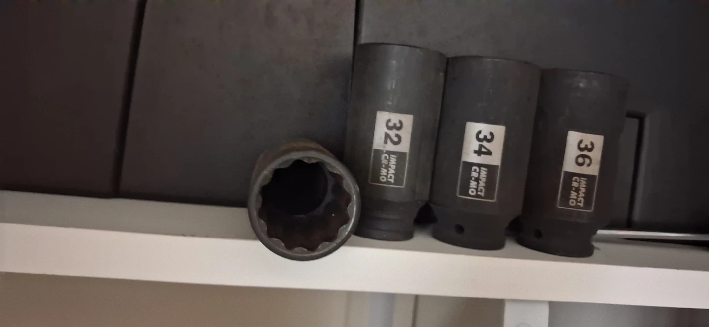 Impact Socket Set 30mm, 32mm, 34mm, 36mm CR-MO - photo 2