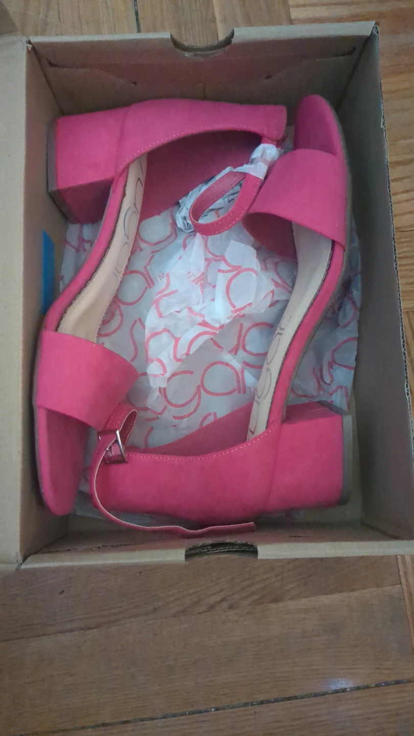 Sugar "Noelle Low" Fuchsia Micro Sandals