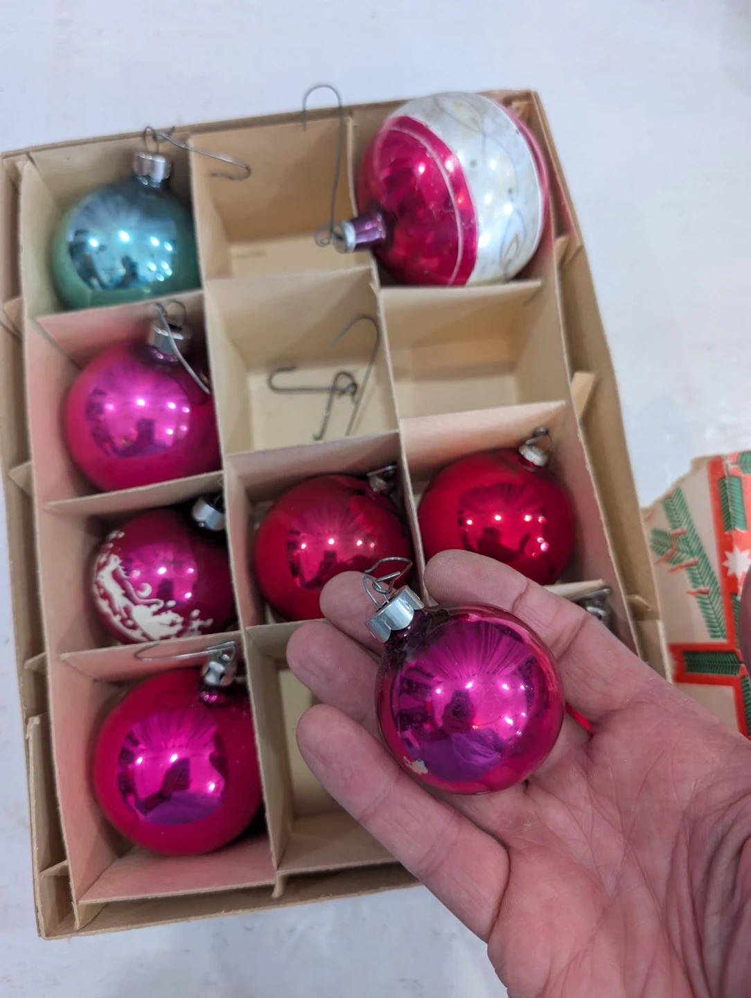 Vintage Christmas Ornaments Set - photo 3