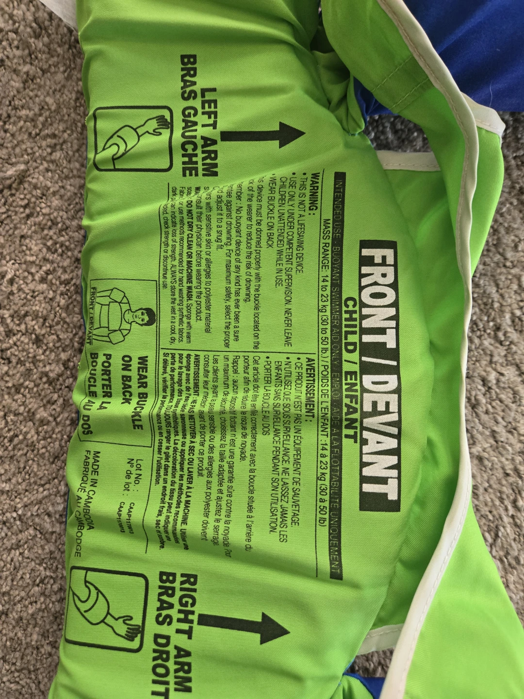 Body Glove Child Swim Vest - photo 2