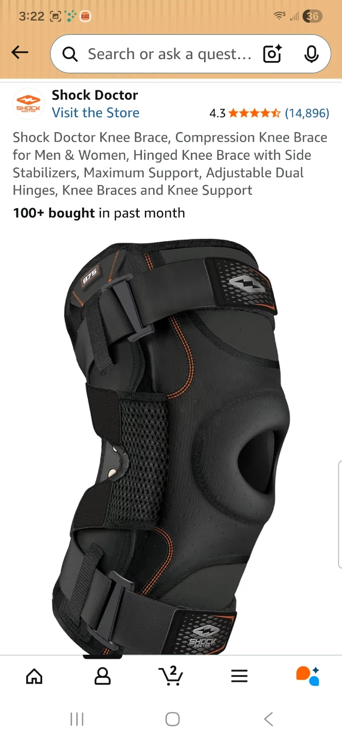 Shock Doctor Hinged Knee Brace