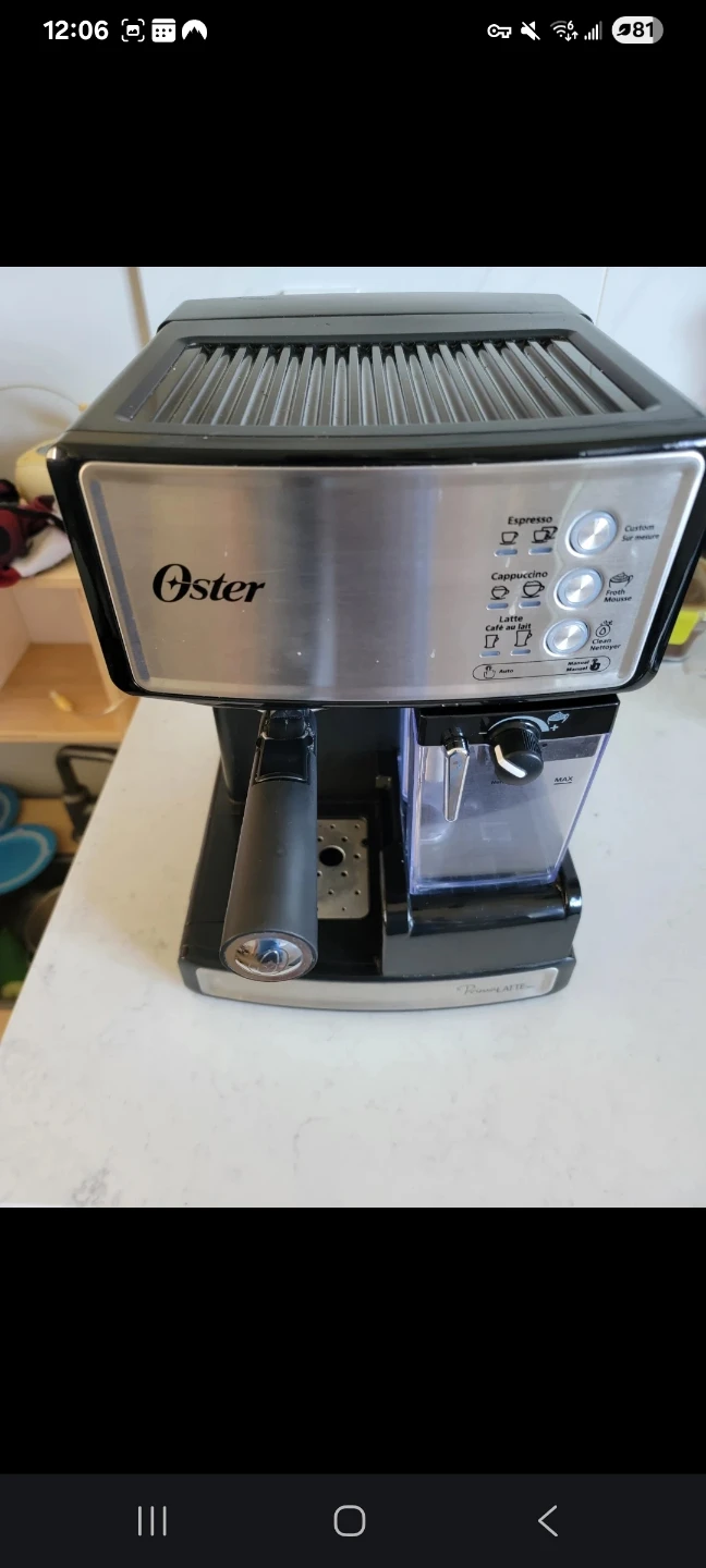 Oster PrimaLatte Espresso Machine