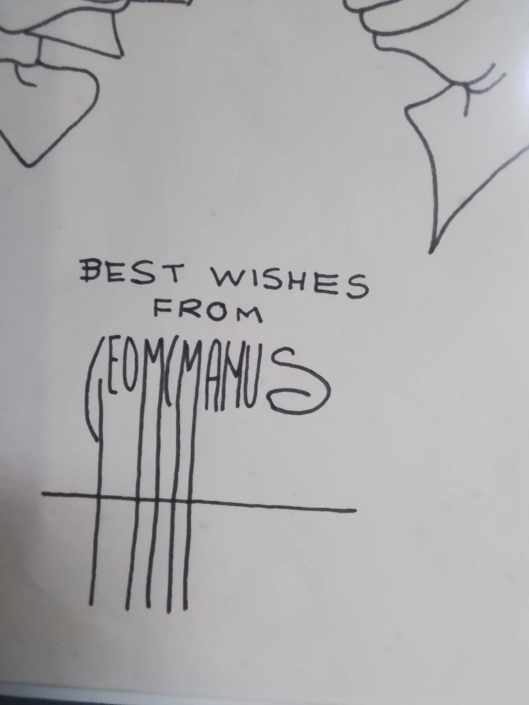 George McManus Original Signed Ink Sketch – Jiggs & Maggie - photo 2