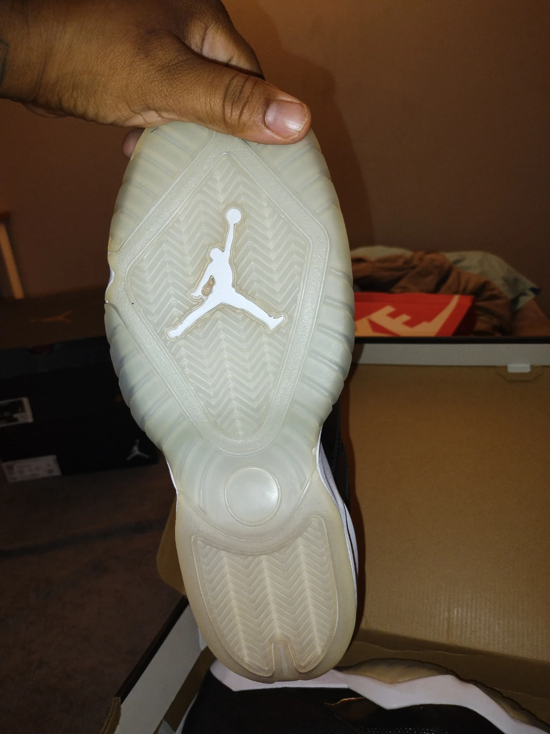 Air Jordan Dub Zero "Black/White-Metallic Gold" Size 12 - photo 2