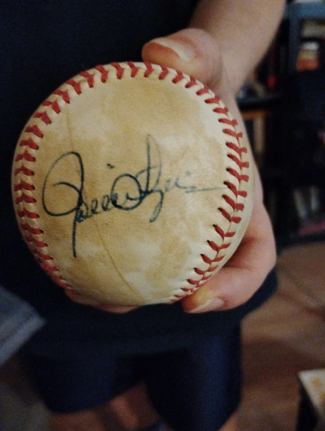 Autographed Baseball Rollie Finger