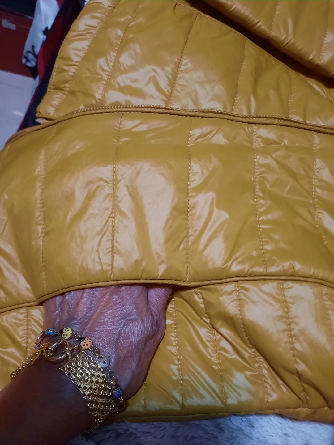 NWT GOLD Lightweight Packable Jacket & bag - photo 3