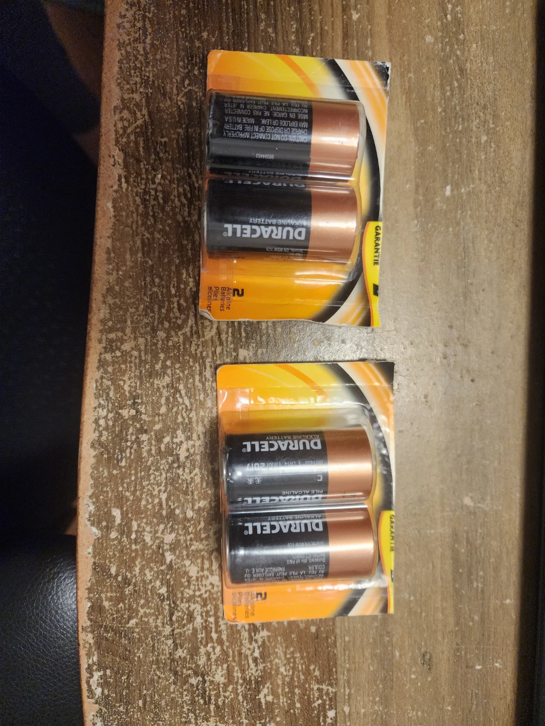 Duracell C sized Batteries - 4 Pack