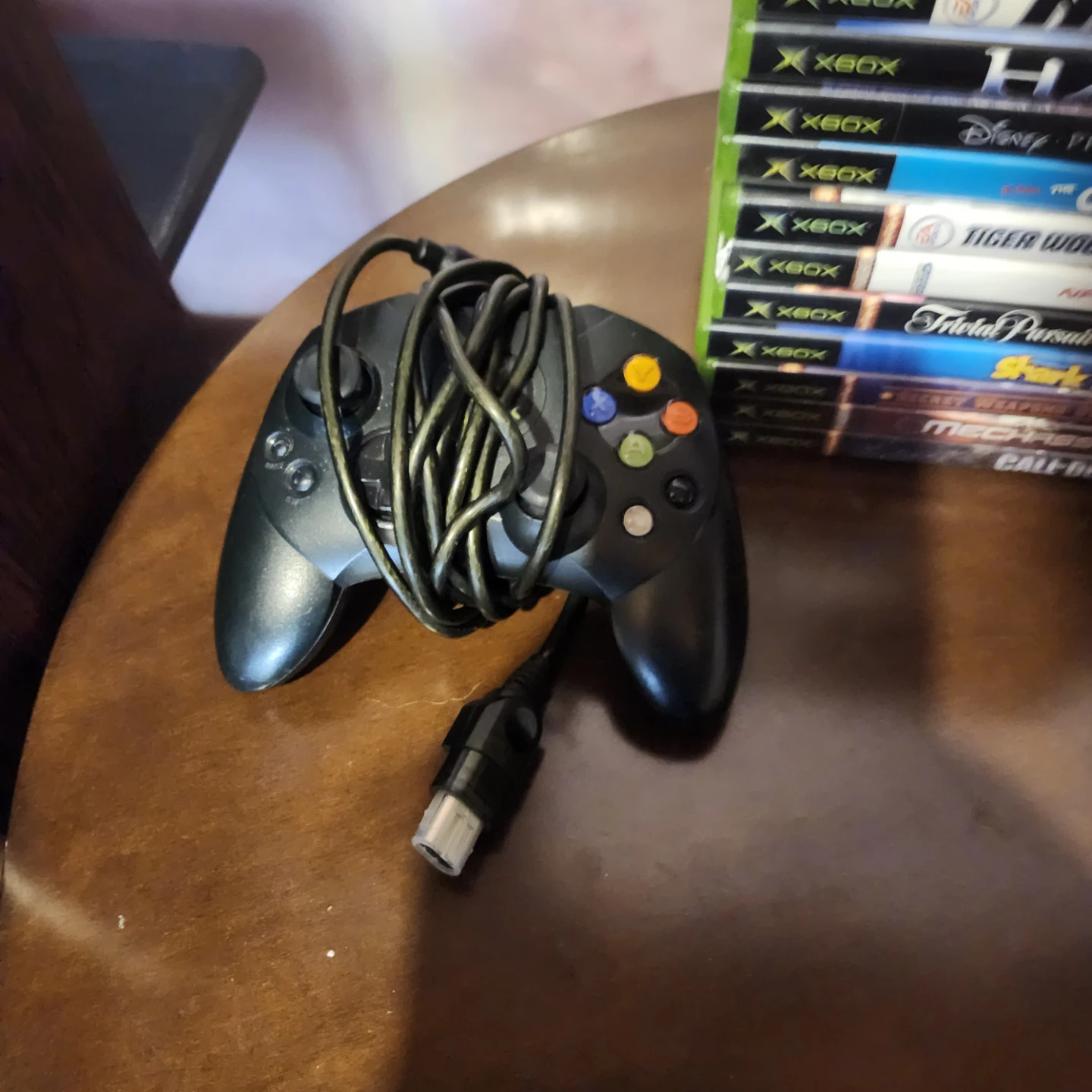 Xbox Original Console Controllers and Games - photo 2