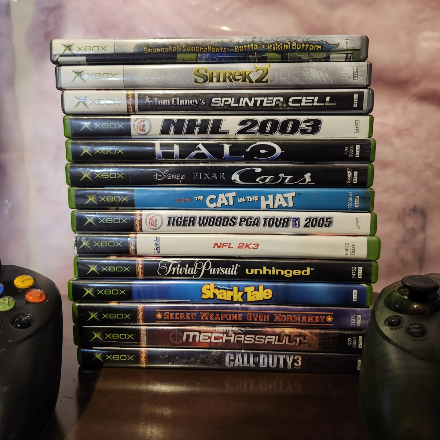 Xbox Original Console Controllers and Games - photo 3