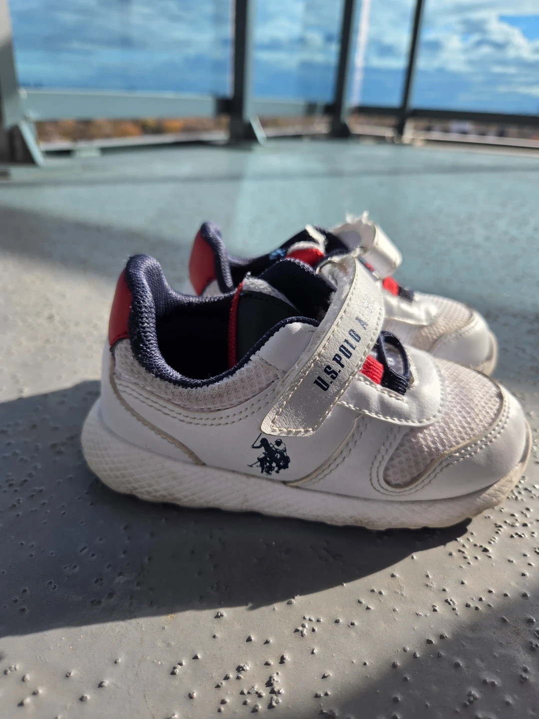 U.S. POLO ASSN. Kids White Sneakers Size 24 (EUR) - photo 3
