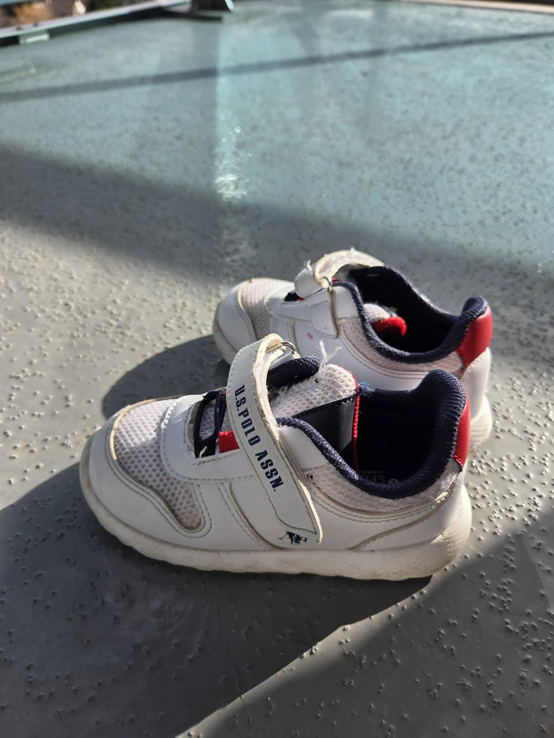 U.S. POLO ASSN. Kids White Sneakers Size 24 (EUR) - photo 4
