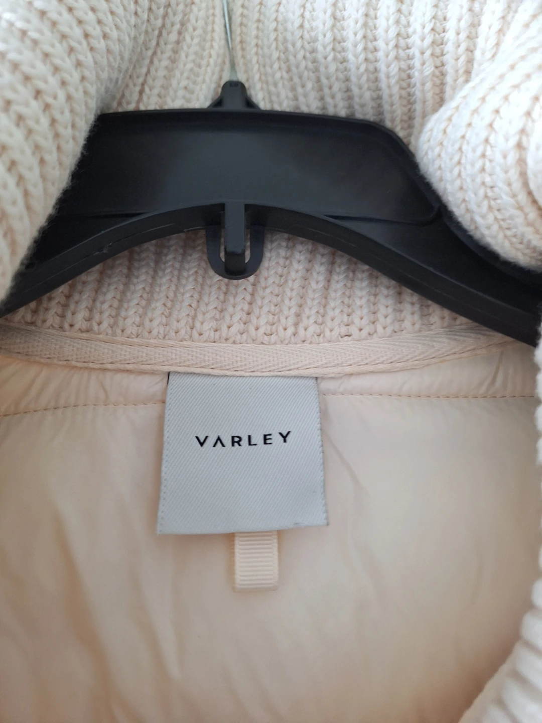 Varley Down Puffer Coat with Knit Sleeves - photo 2