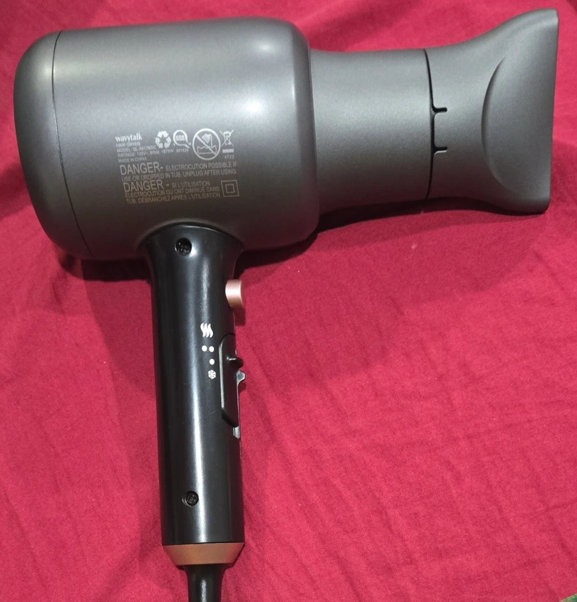 Very Lightly Used Wavytalk Professional Hair Dryer - photo 2