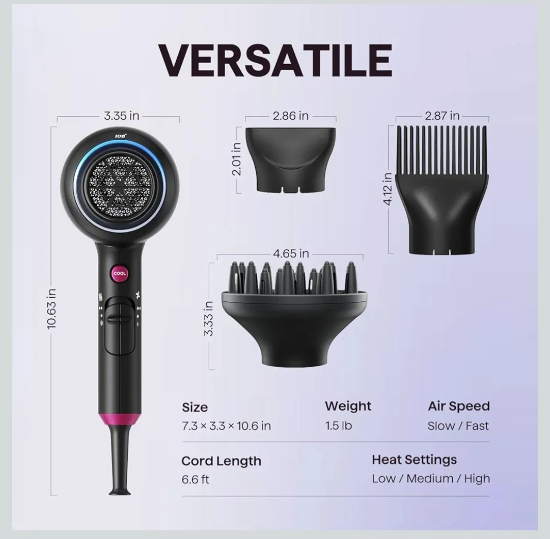 Very Lightly Used Wavytalk Professional Hair Dryer - photo 3
