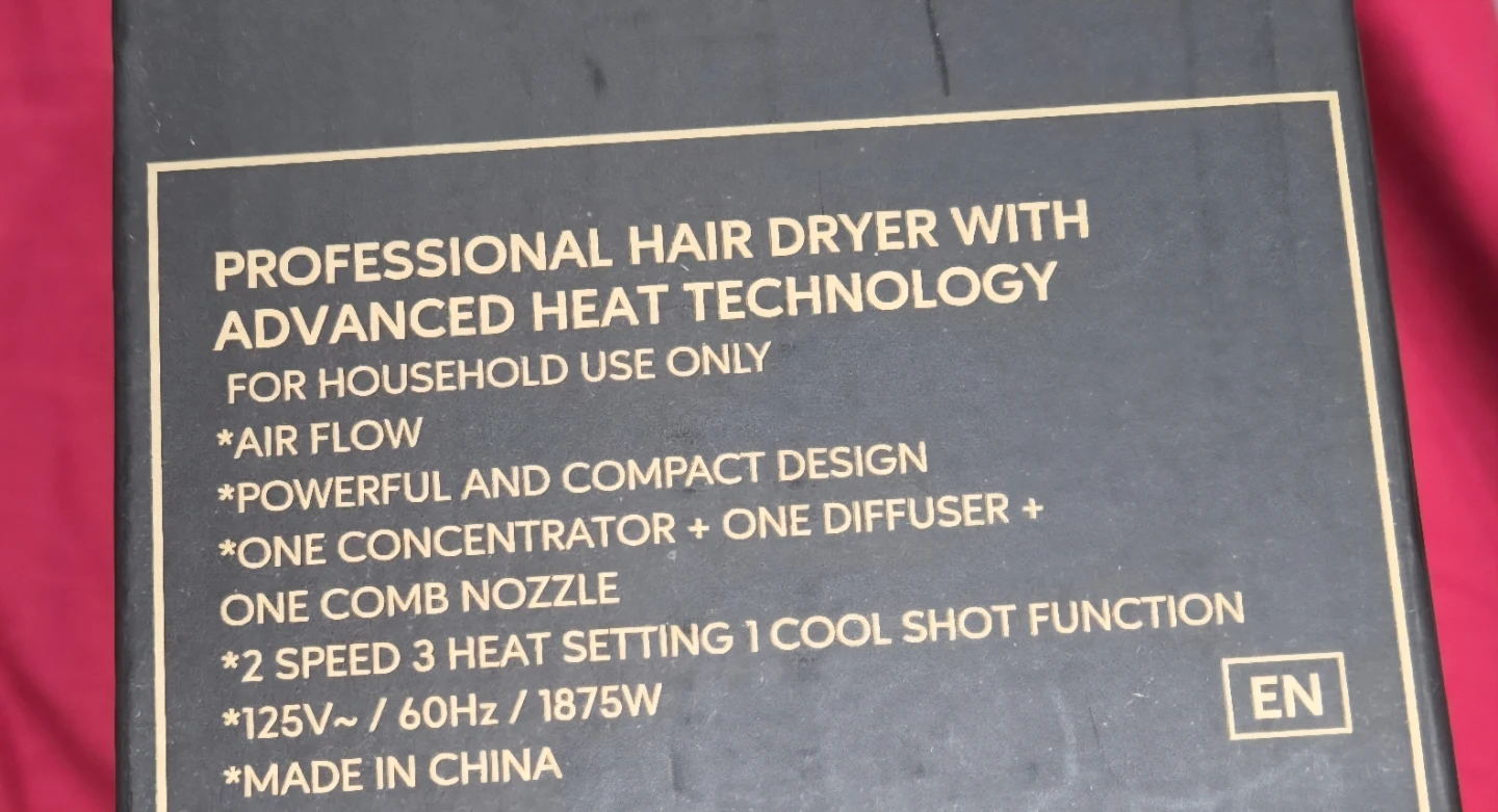 Very Lightly Used Wavytalk Professional Hair Dryer - photo 5