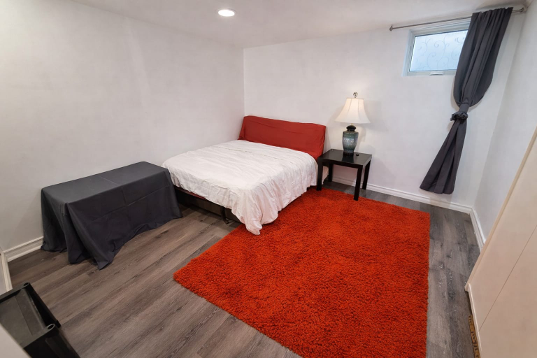 sofa bed table and carpet
