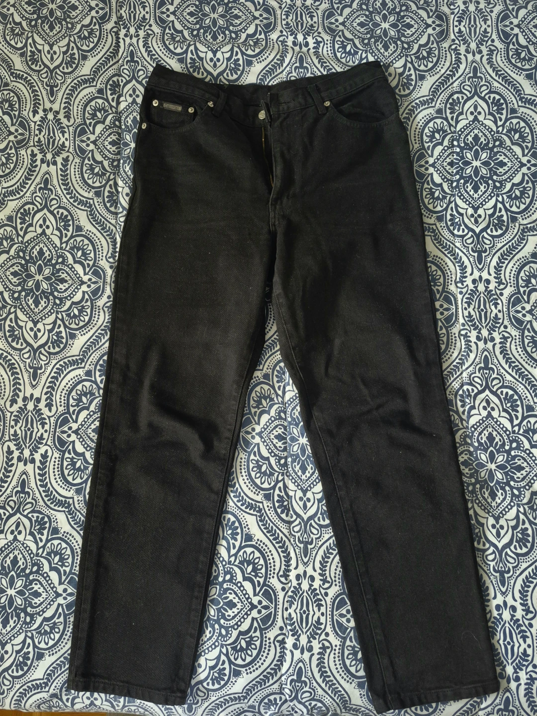 Calvin Klein Jeans Black Petite 12 Denim Pants