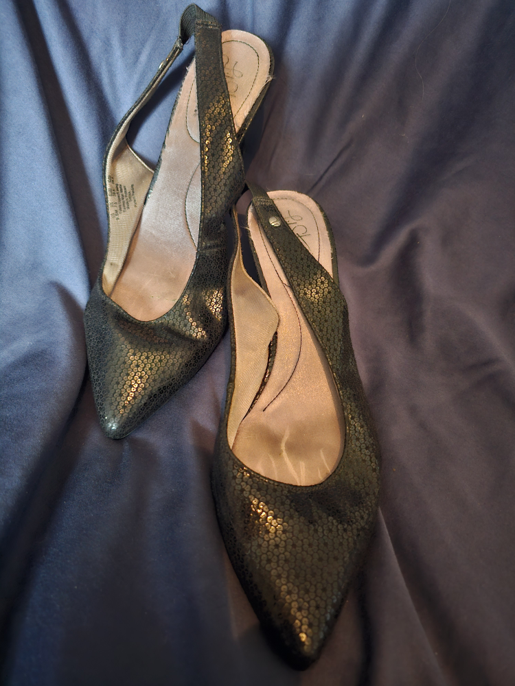 Life Stride Slingback Heels Size 9M