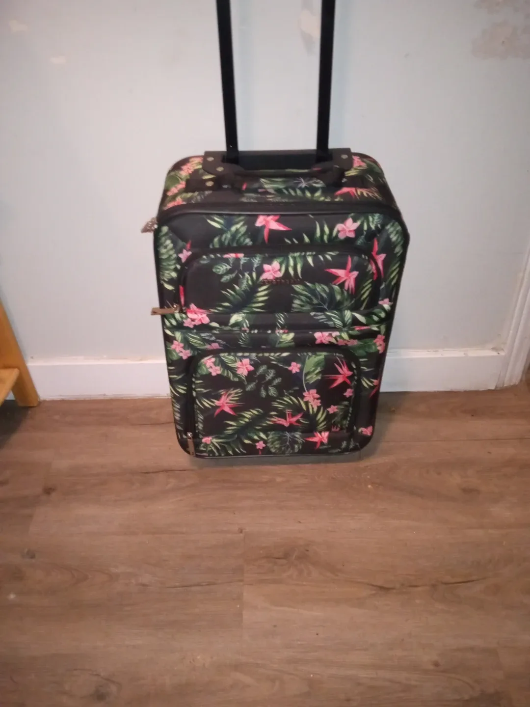 Jetstream Tropical Print Carry-On Suitcase