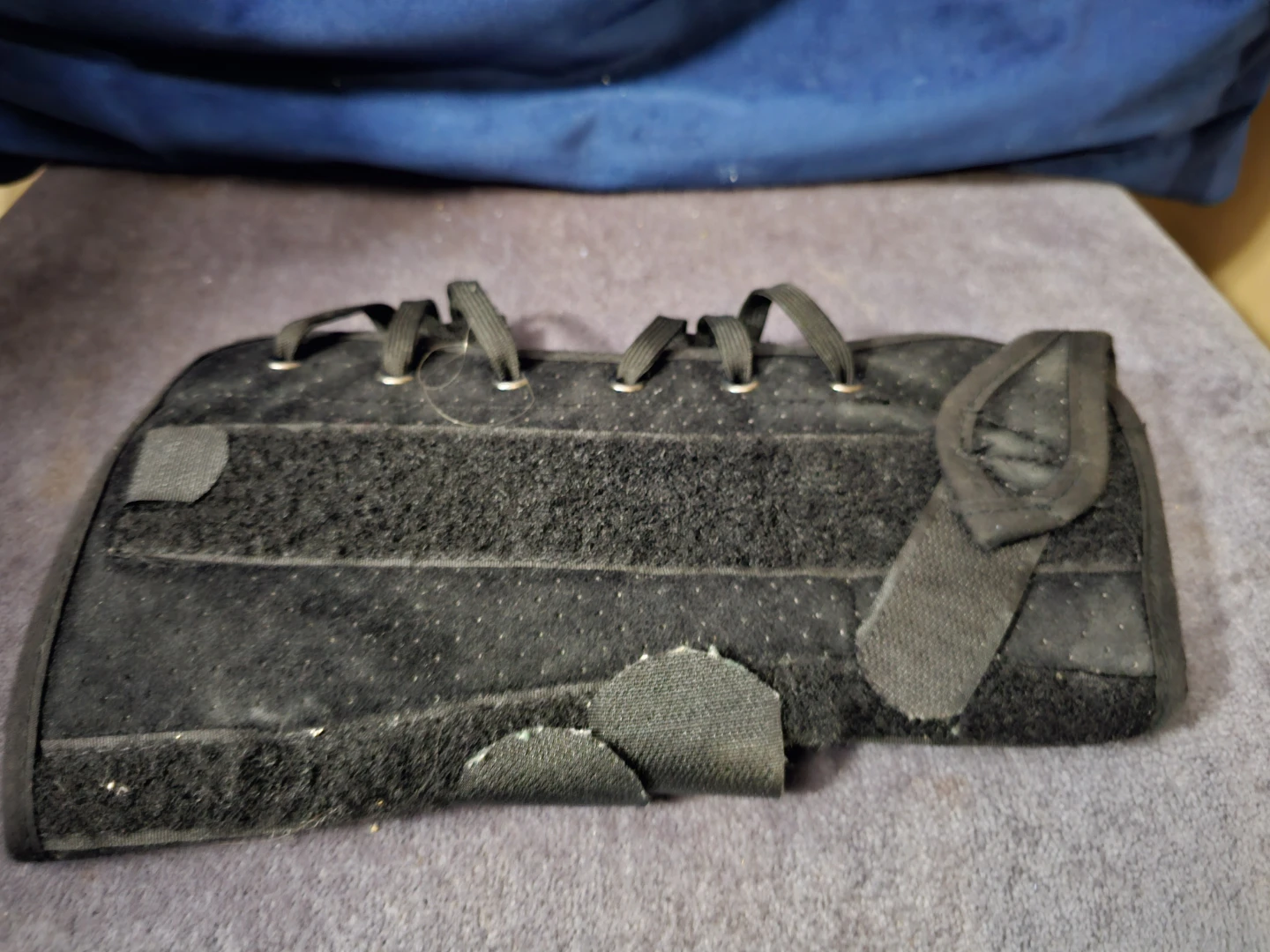 Black Wrist Brace with Laces and Straps - photo 2