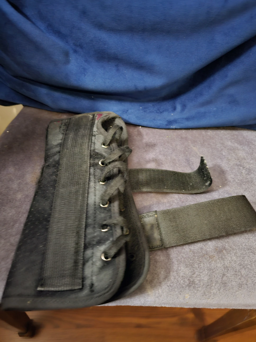 Black Wrist Brace with Laces and Straps - photo 3