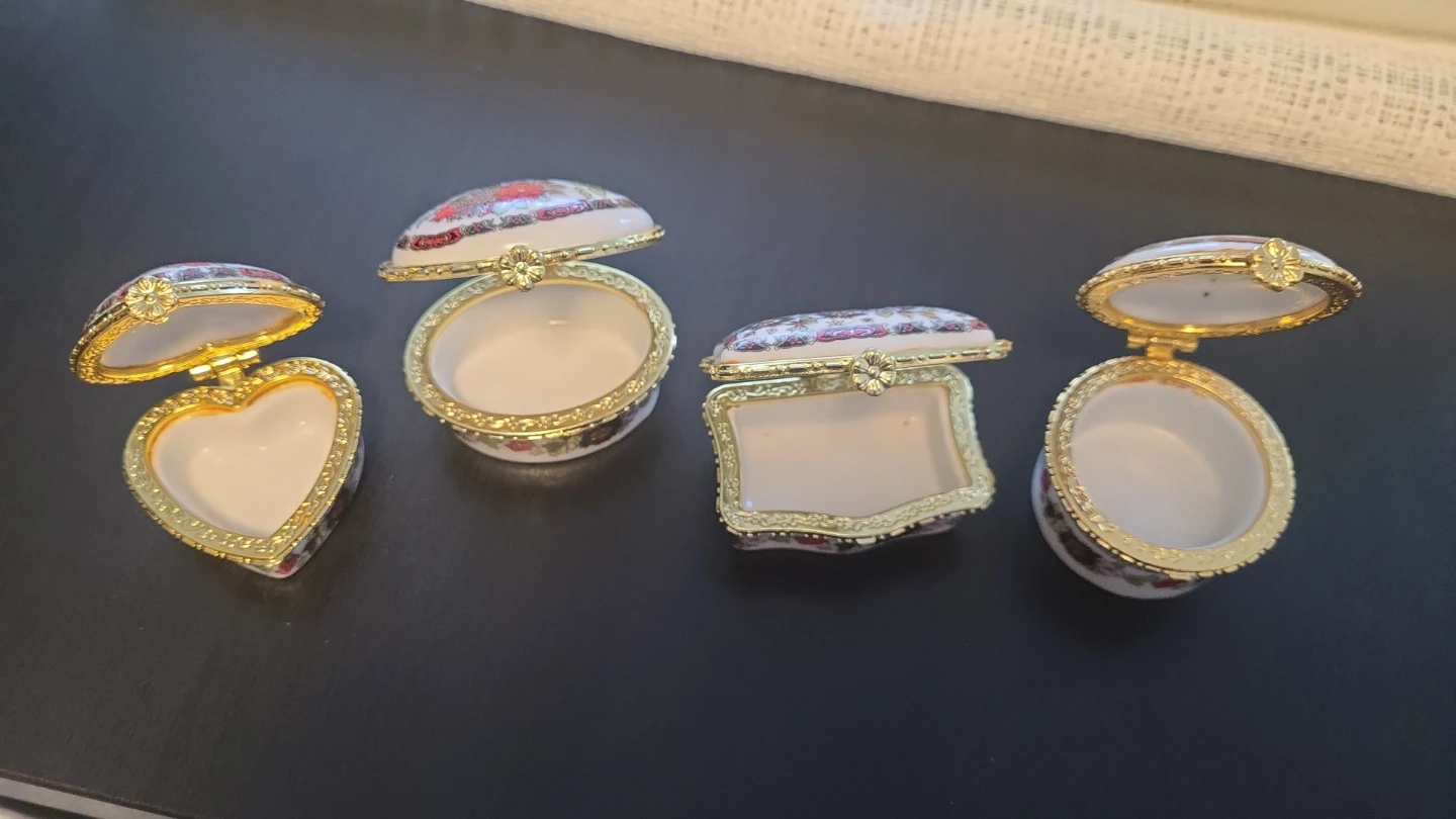 New Set of 4 Decorative Trinket Boxes - photo 2