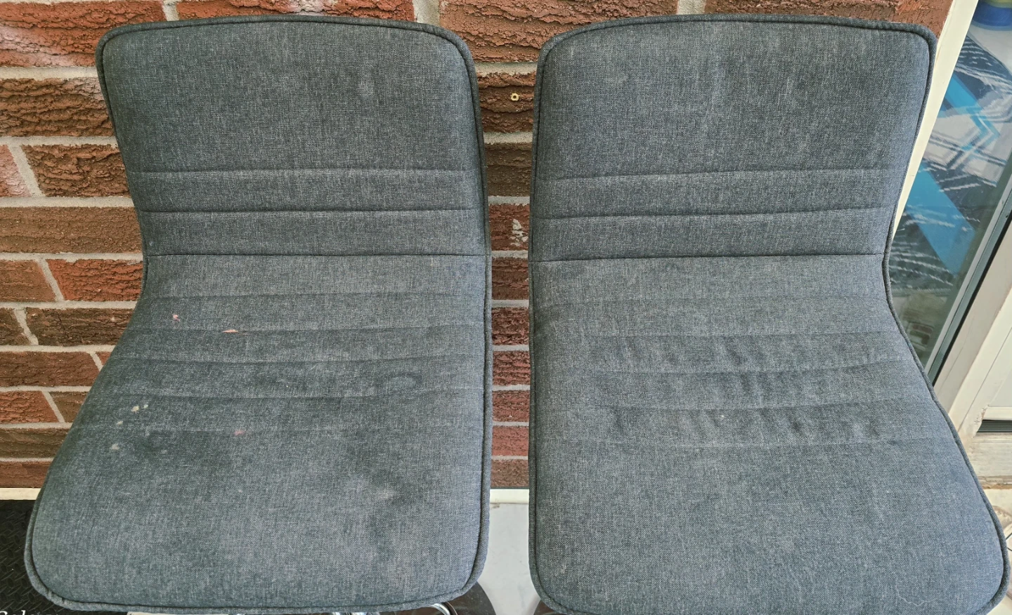 Pair of Grey Bar Stools