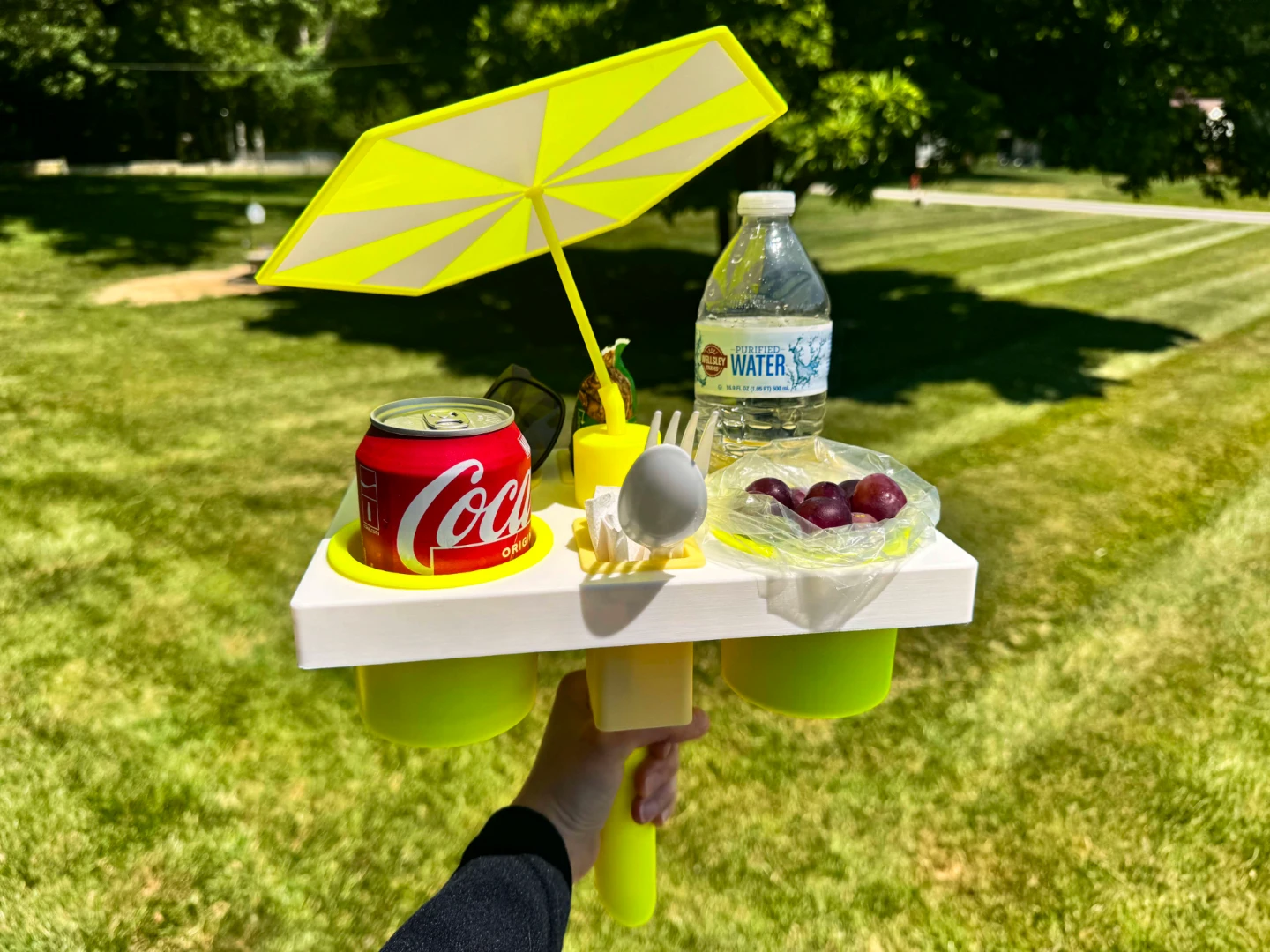 Beach Drink Caddy with Umbrella - photo 4