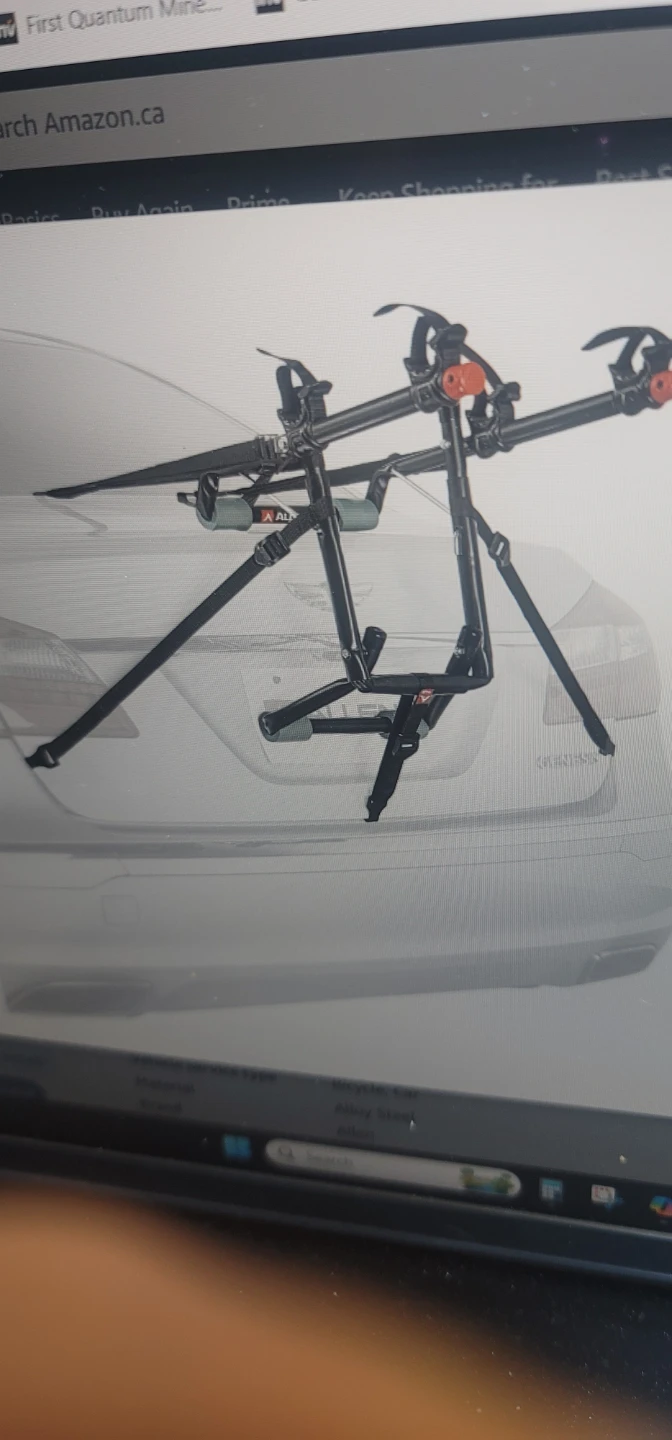 Allen Sports Deluxe 2‑Bike Trunk Rack (Brand New, Never Used) - photo 3