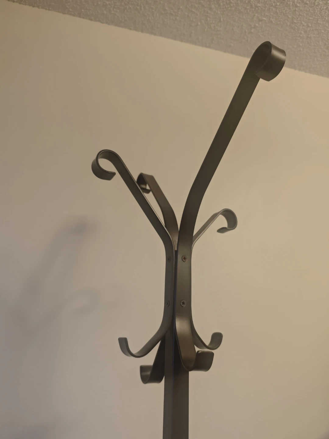 Metal Coat Rack Stand with Multiple Hooks - photo 2