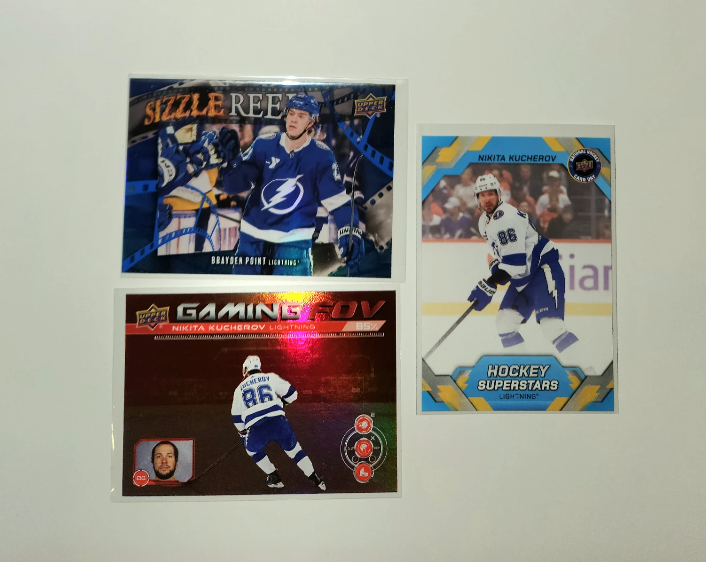 Pick Up x3 Tampa Bay Lightning Hockey Cards