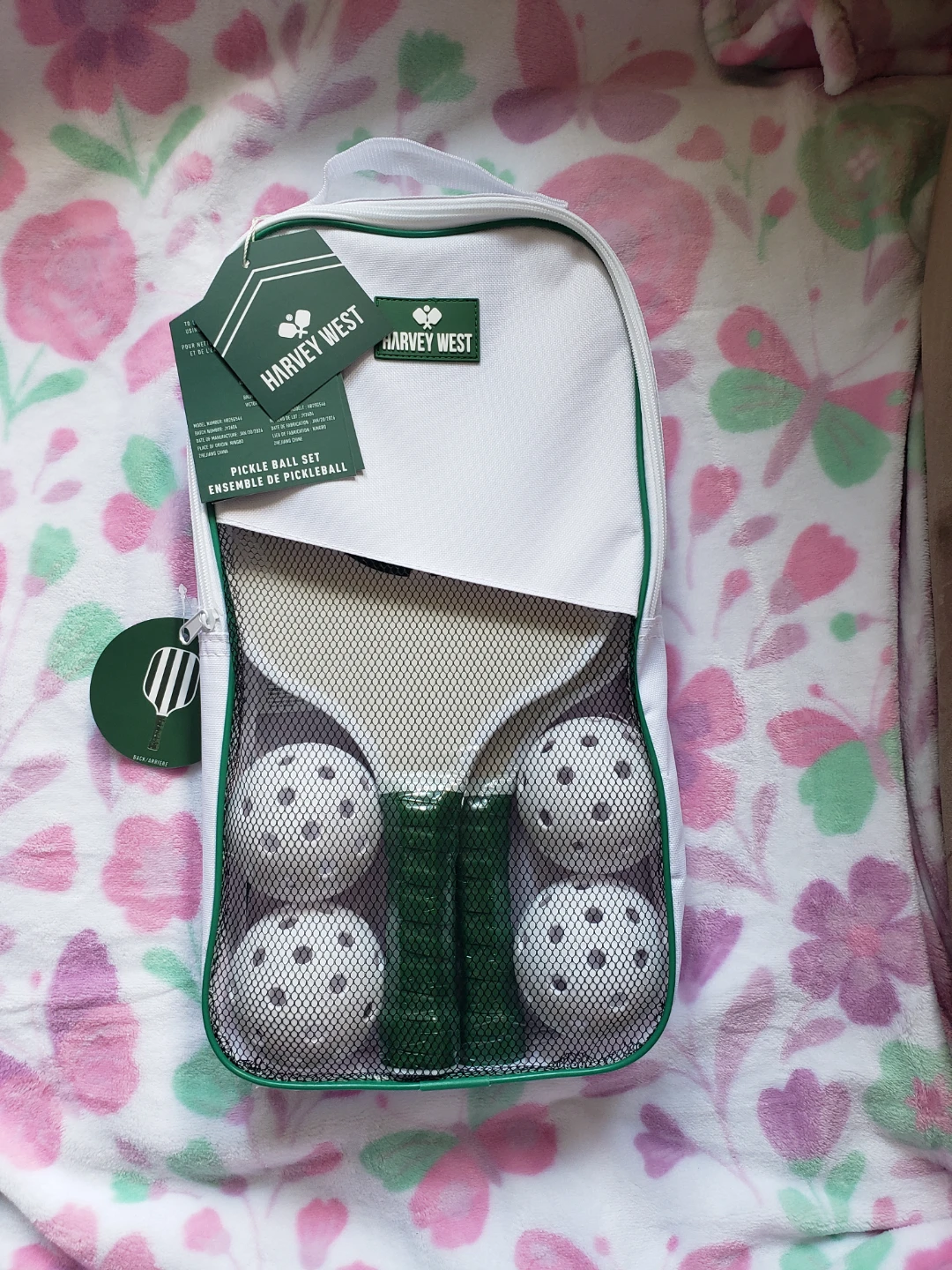 Harvey West Pickleball Set with Carry Bag