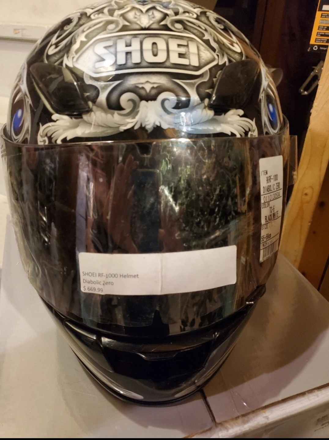 SHOEI RF-1000 Diabolic Zero Helmet