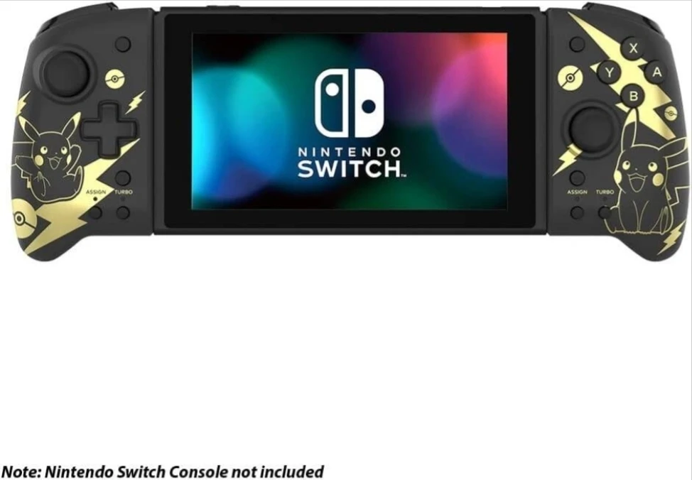 Hori Split Pad Pro Controller for Switch Pikachu Black & Gold