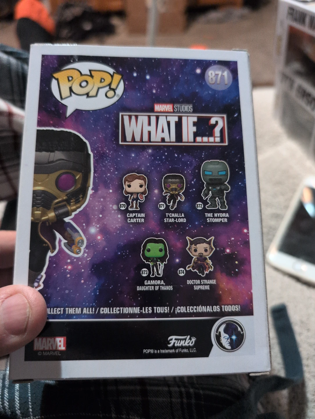 Funko Pop! Marvel Studios What If...? T'Challa Star-Lord #871 - photo 2