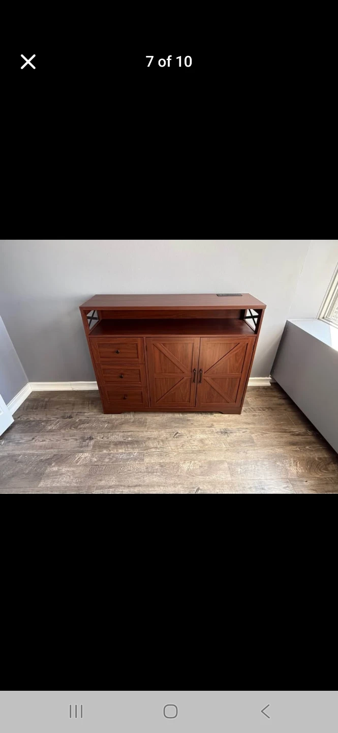 Media Console / Storage Cabinet with Power Outlets