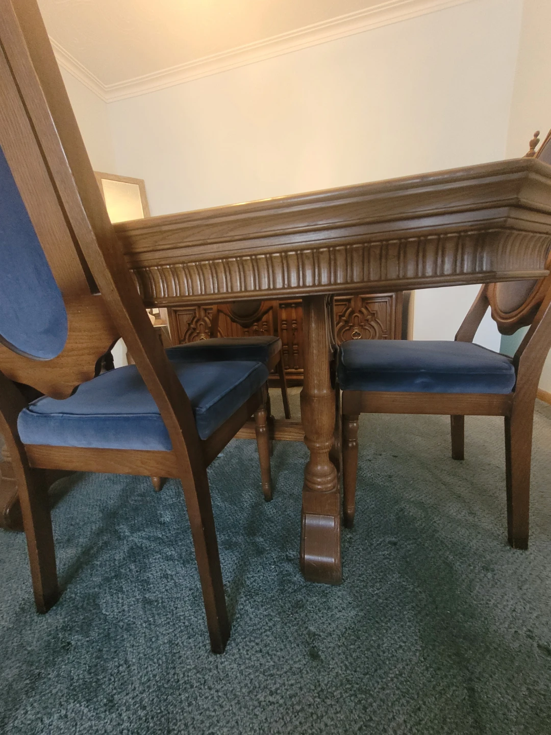 Wooden dining table - photo 4