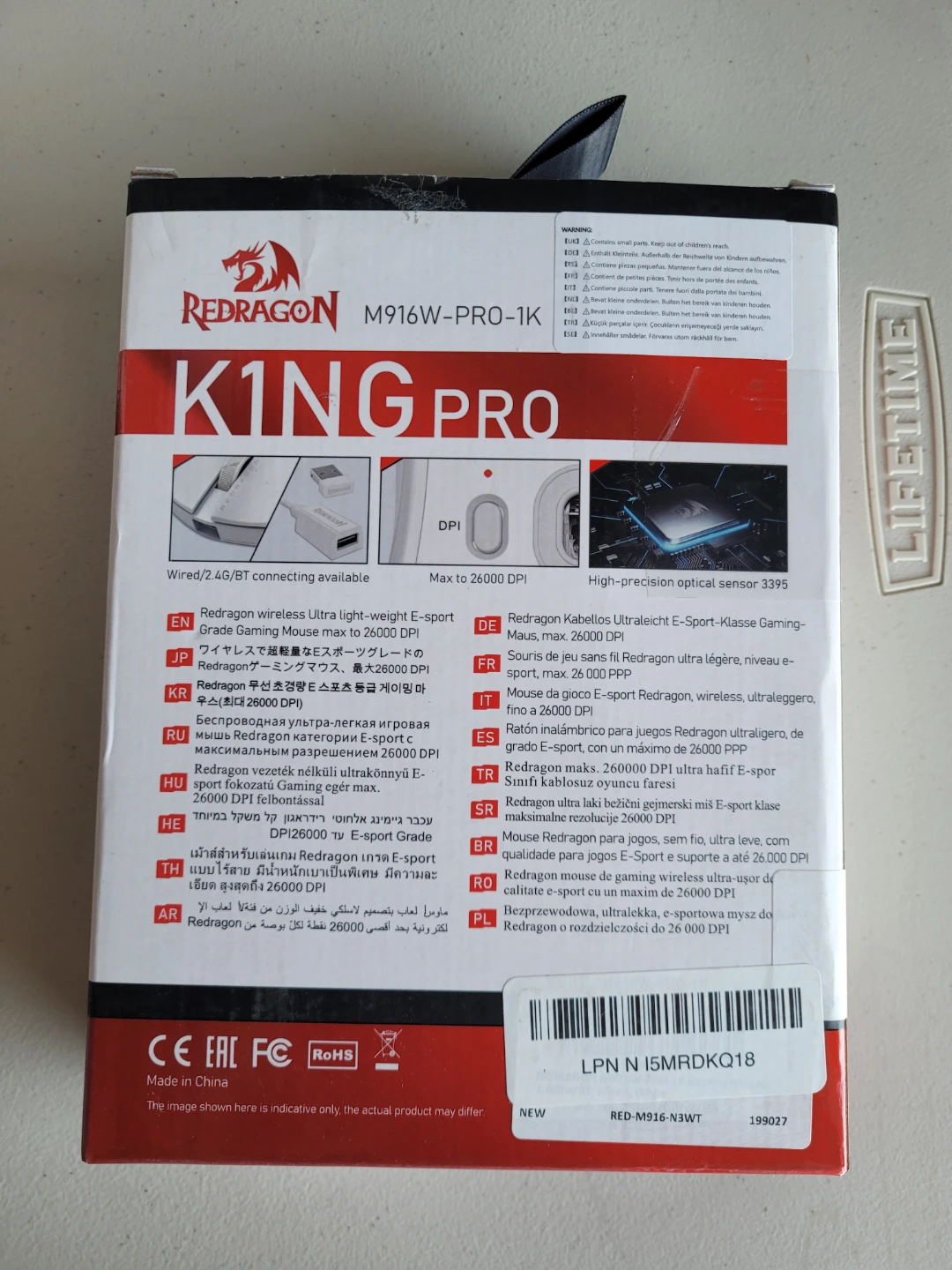 Redragon K1NG PRO Wireless Gaming Mouse - photo 3
