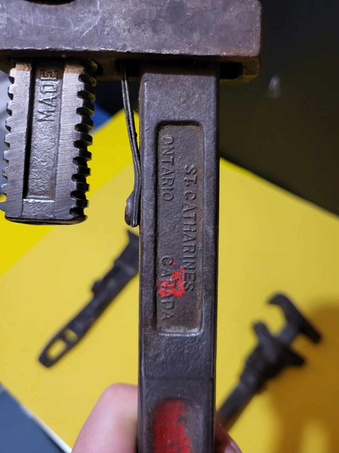 3 Vintage Pipe Wrench Tools - Made in Canada - photo 3