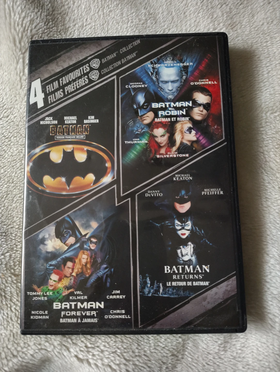 Batman Collection 4 Film Favourites DVD Set